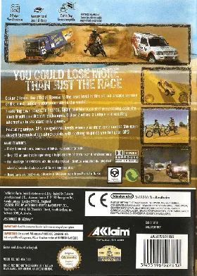 Dakar 2 - The World's Ultimate Rally box cover back